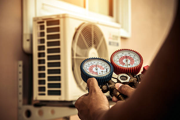 Professional Hvac Maintenance technician working in Evans, GA